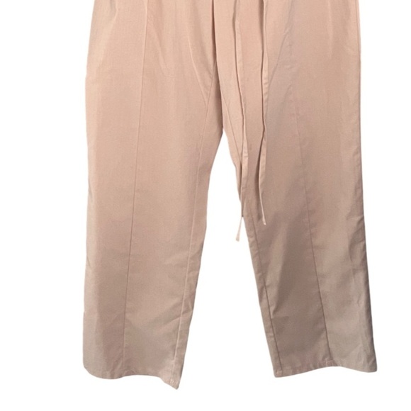 New 1.STATE Women’s High-Waisted Tie Front Pleated Trousers | Size 10 | Pink - Picture 4 of 14